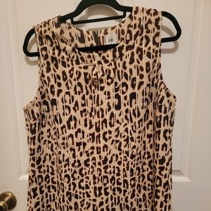 SOLD Cabi Ginger Leopard Top # 3070